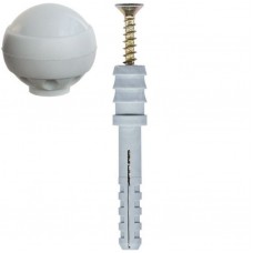 Στοπ Πόρτας Λευκό με βίδα και Ούπα (Συσκ. 1τεμ) BODB-08060BI